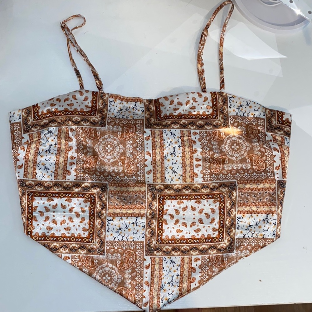 Bandana style crop top